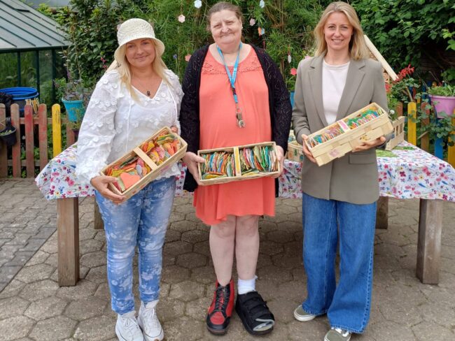 Wittfelderinnen produzieren faire GiveAways