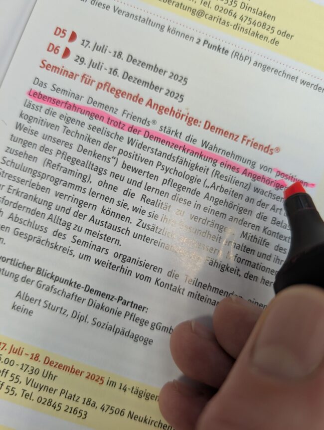 Demenz Friends startet neu