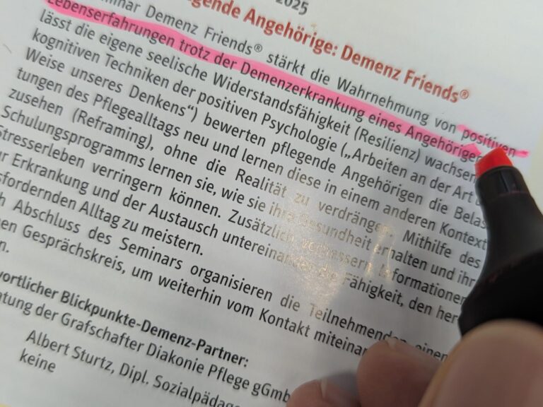 Demenz Friends startet neu