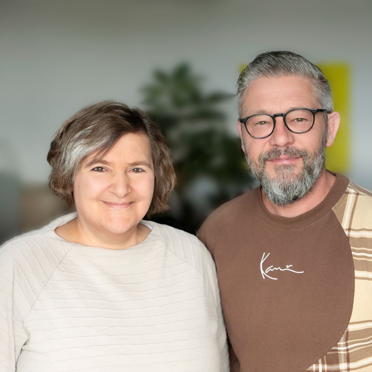 Lydia Tschada und Jakob Walkowski, Leitungsteam Diakoniestation Moers