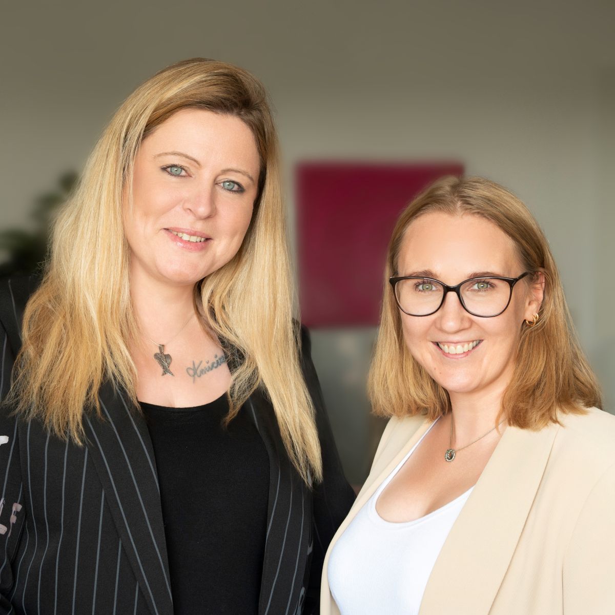 Sandra Leimkühler und Christin Chiduch, Leitungsteam Diakoniestation Repelen