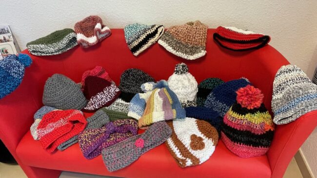 Drogenhilfe Mützenspende