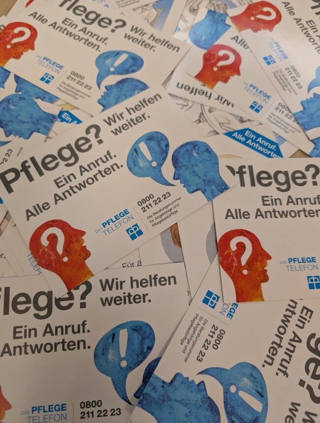 Pflegegetelefon unterstützt bei allen Fragen