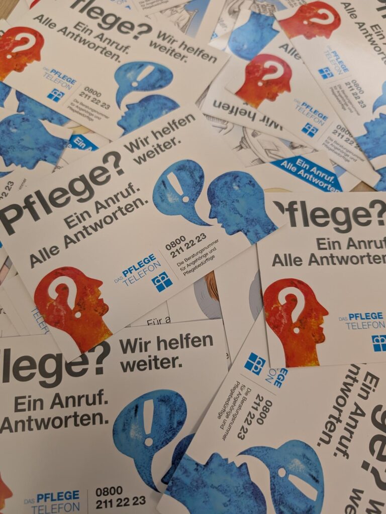 Pflegegetelefon unterstützt bei allen Fragen