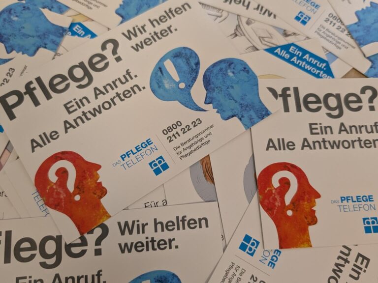 Pflegegetelefon unterstützt bei allen Fragen