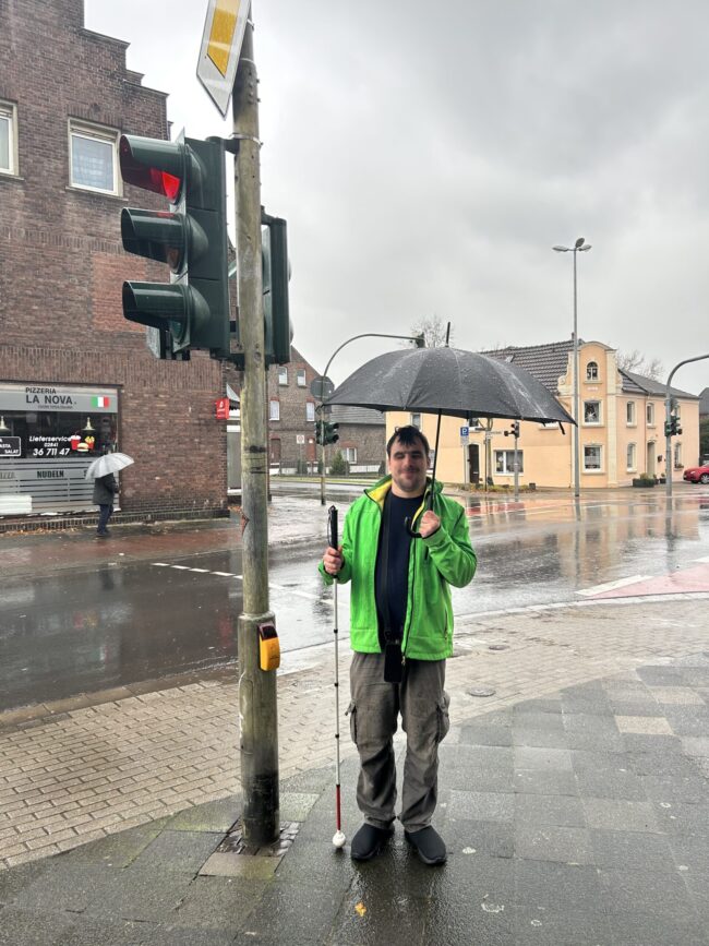 Wittfeldwohnverbund, barrierefreie Ampel