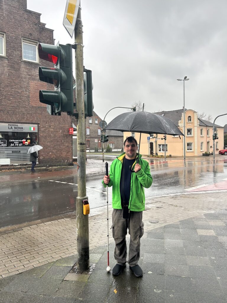 Wittfeldwohnverbund, barrierefreie Ampel