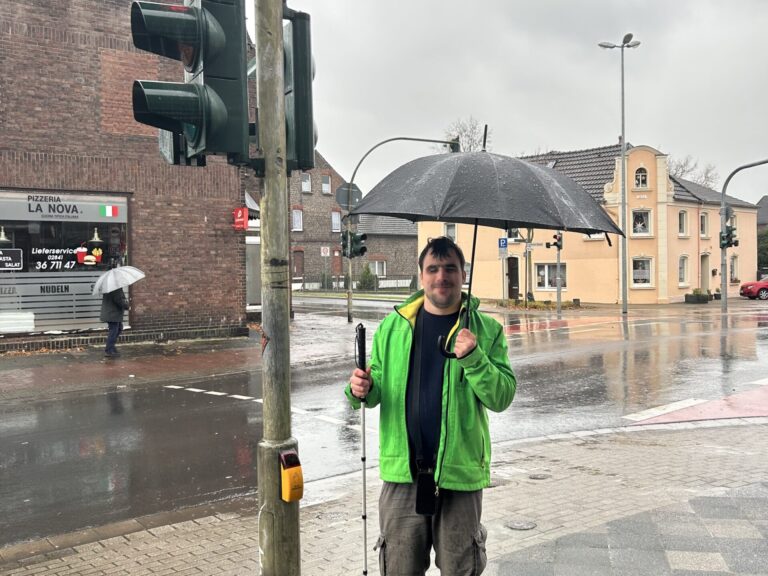 Wittfeldwohnverbund, barrierefreie Ampel