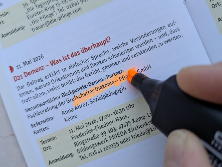 Vortrag Demenz einfache Sprache