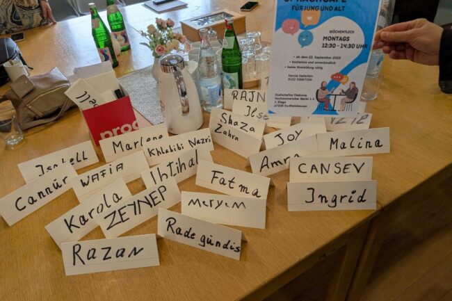 Sprachcafé der ehrenamtlichen Flüchtlingshilfe