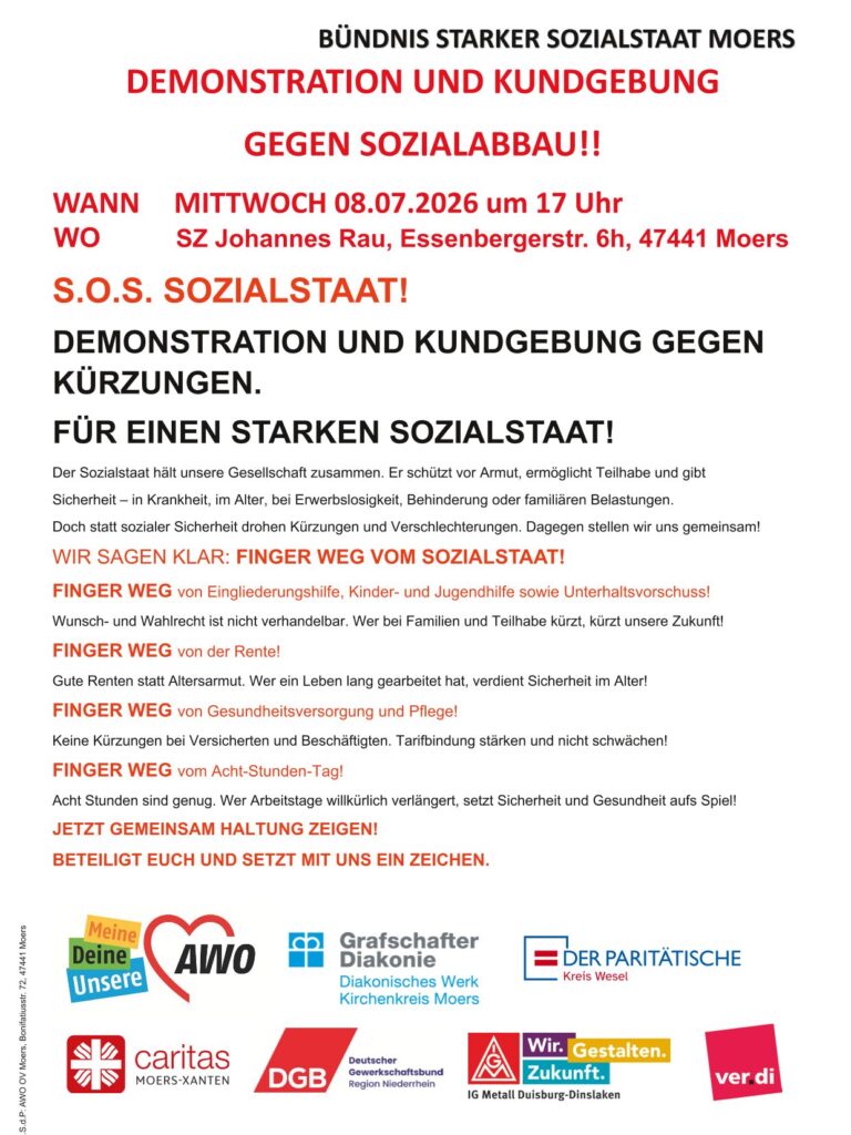 Demoaufruf Sozialabbau