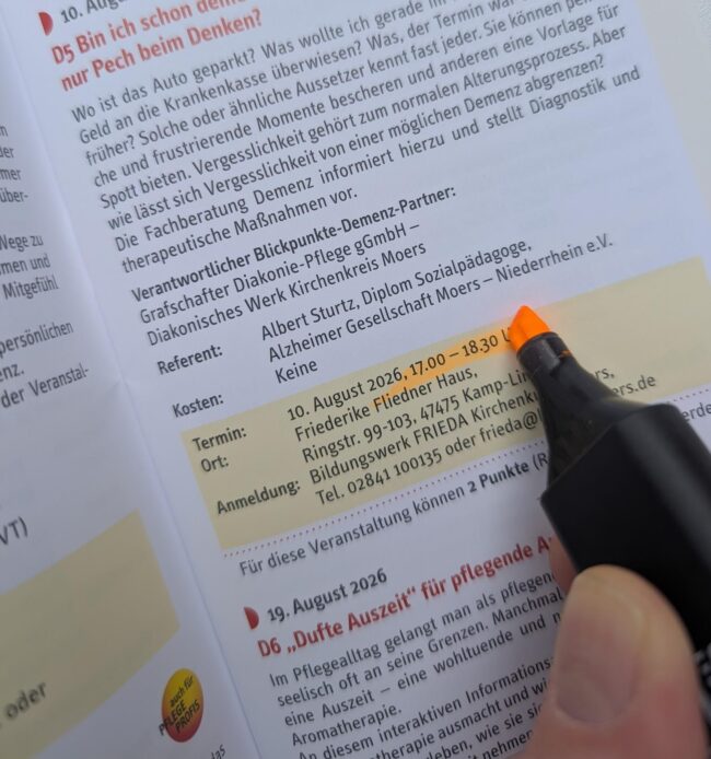 Dement oder Pech beim Denken