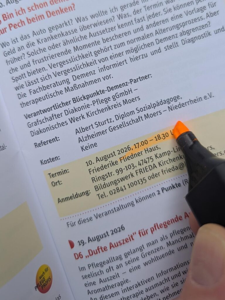 Dement oder Pech beim Denken